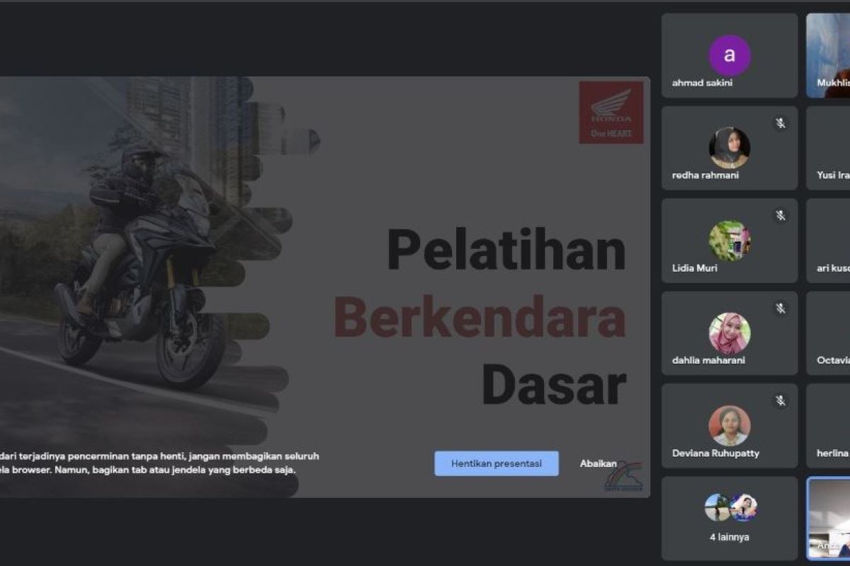 Honda gelar edukasi safety riding bersama Disdikbud Kota Pontianak