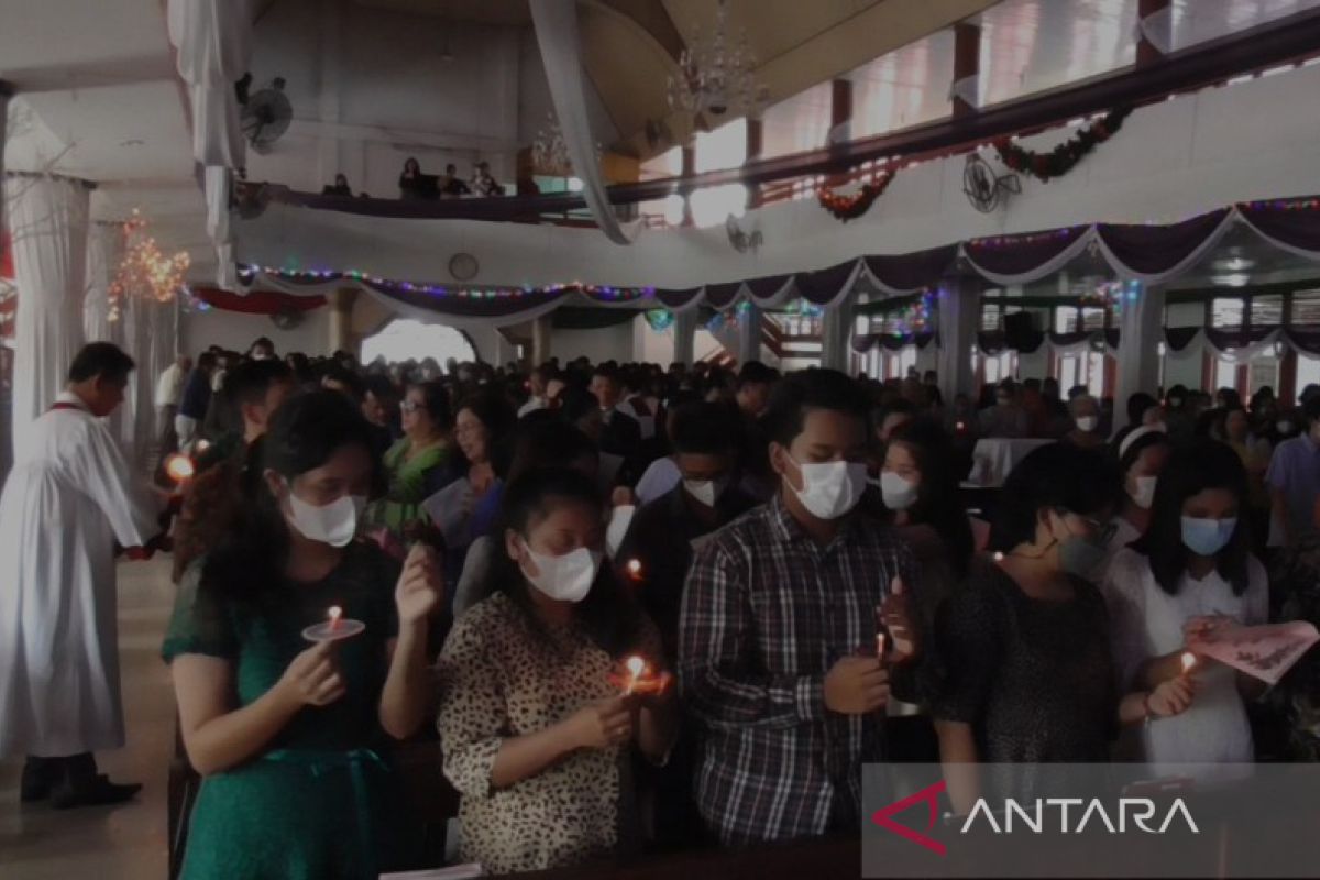 Perayaan Natal di Kota Medan menerapkan protokol kesehatan
