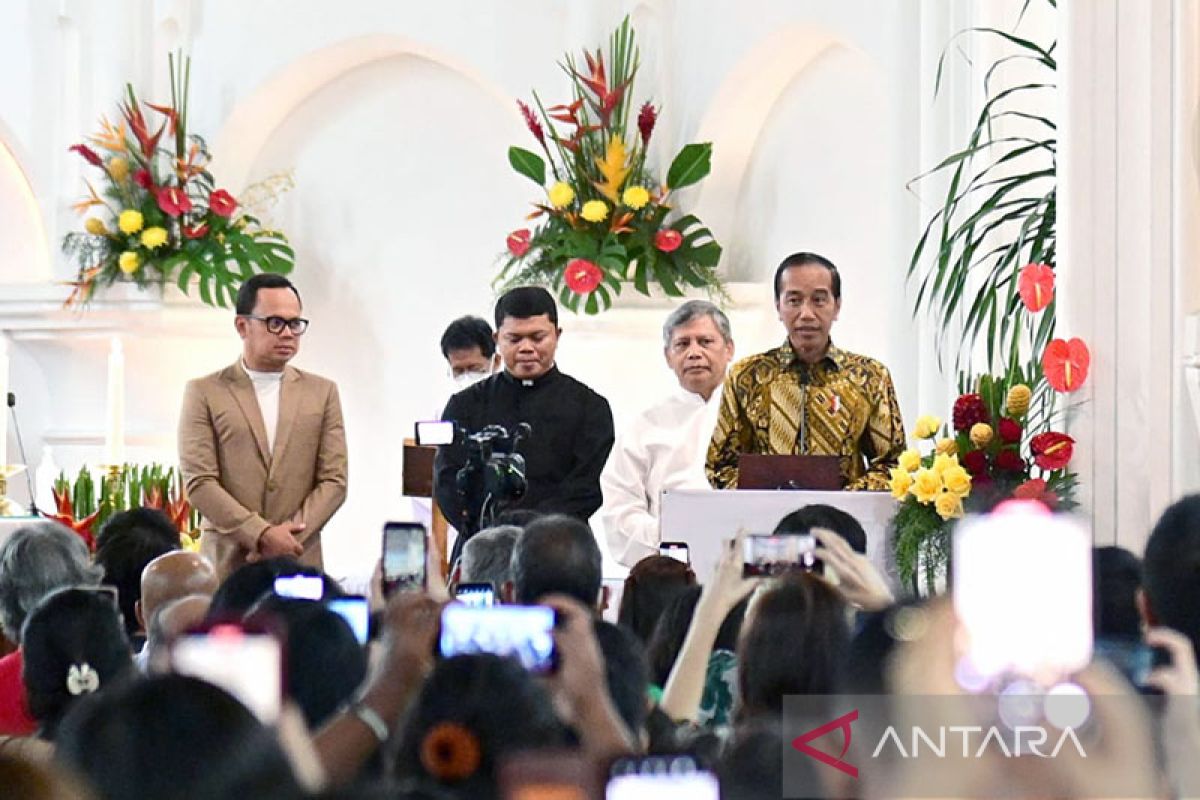 Sapa umat Kristiani di Bogor, Presiden tinjau peribadatan Natal