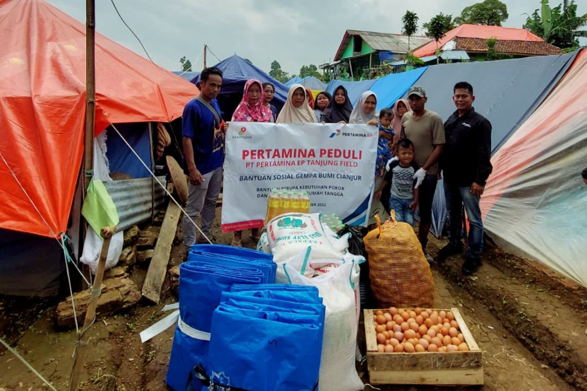 Pertamina Tanjung Field berikan bantuan korban Cianjur