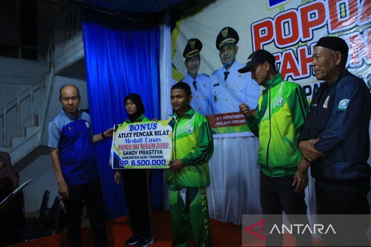 Pemkab Aceh Tamiang beri bonus kepada atlet Popda dan PORA