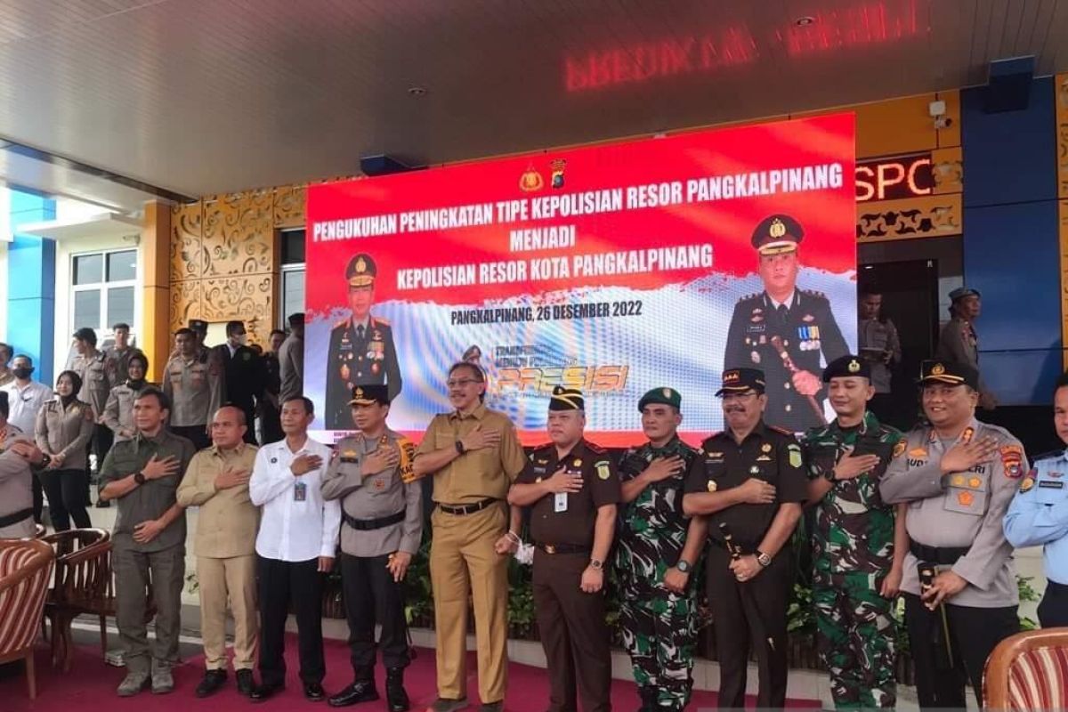 Polres Pangkalpinang naik status jadi Polresta