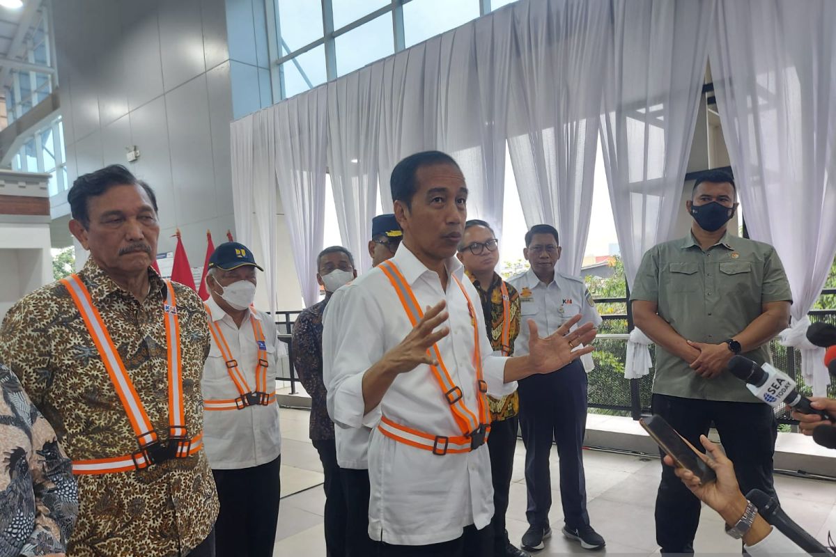 President Jokowi officiates revitalized Manggarai Railway Station