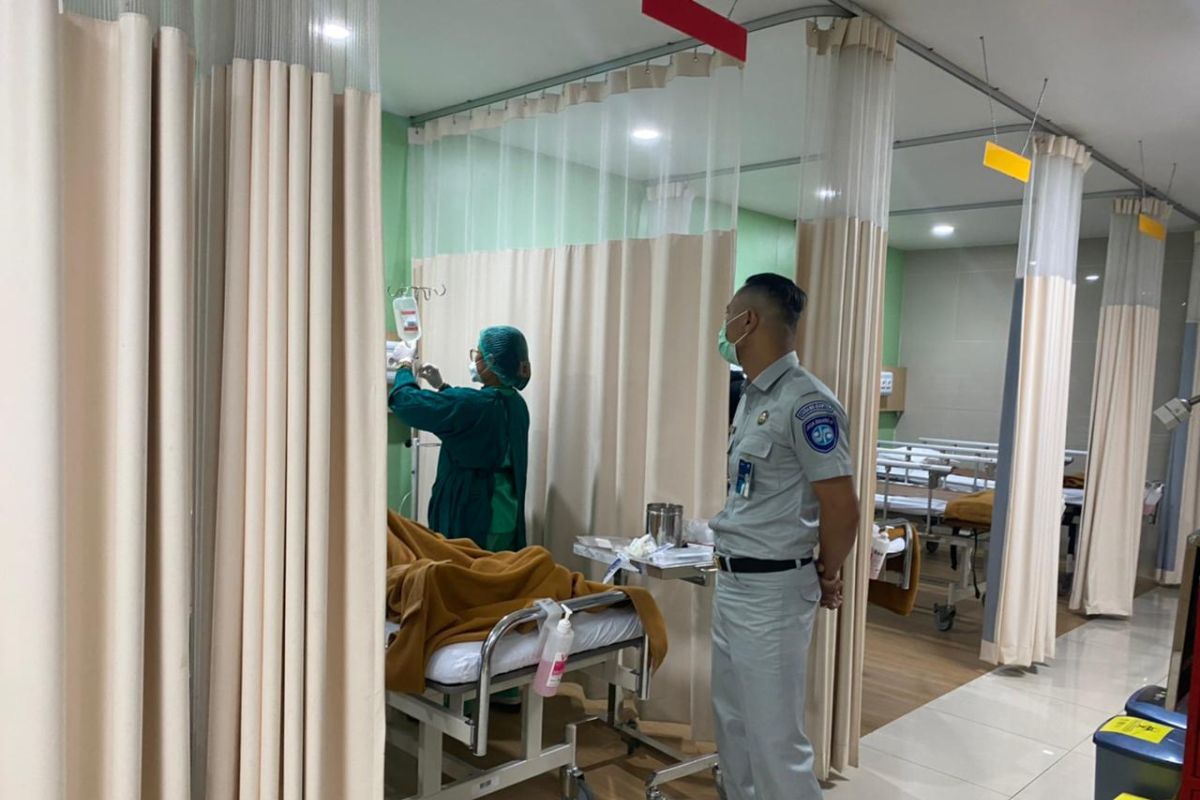 Sigap dan cepat , Petugas Jasa Raharja jemput bola korban Laka di RS Hermina Ciruas