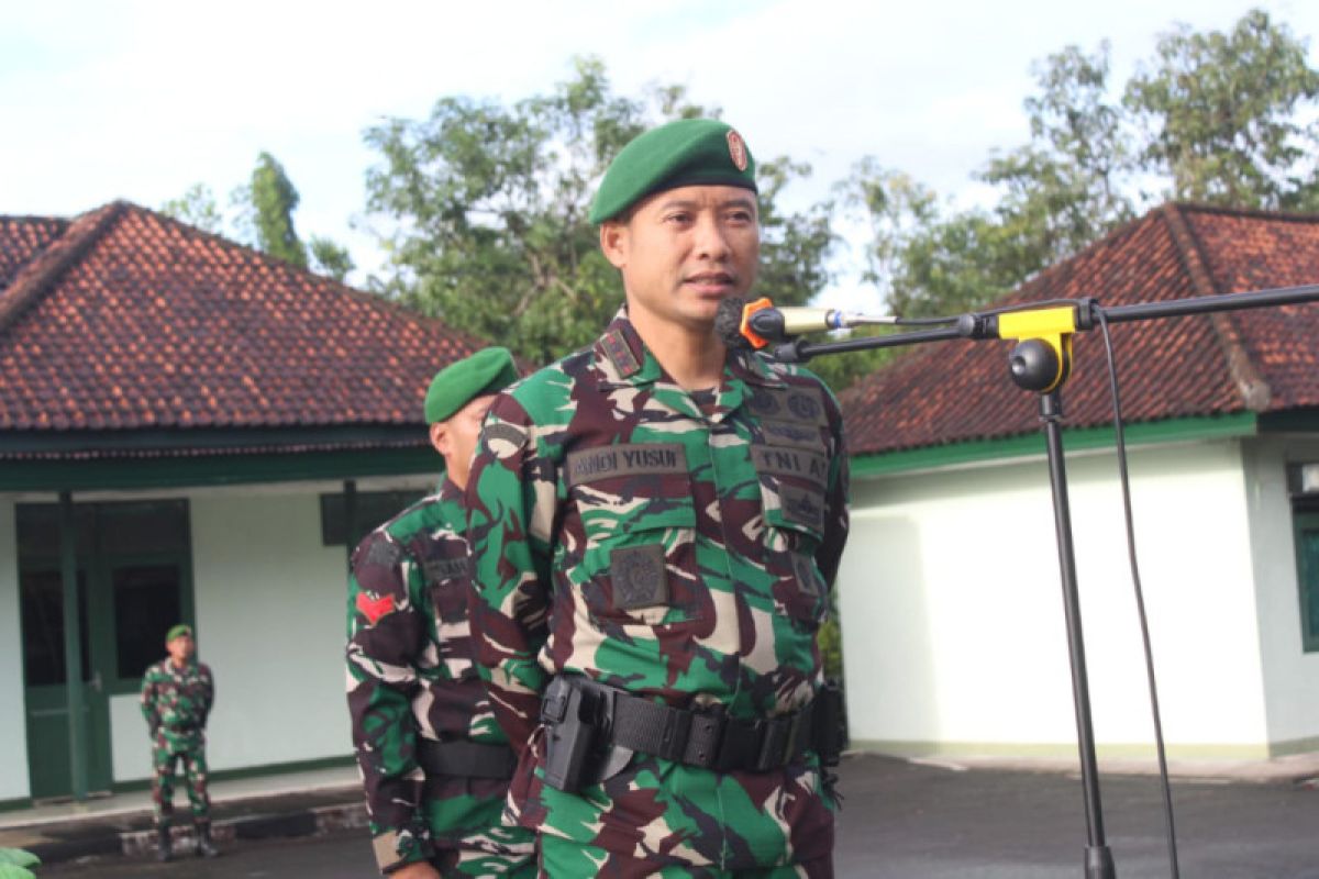 Dandim Lombok Tengah mengajak prajurit bangun semangat baru