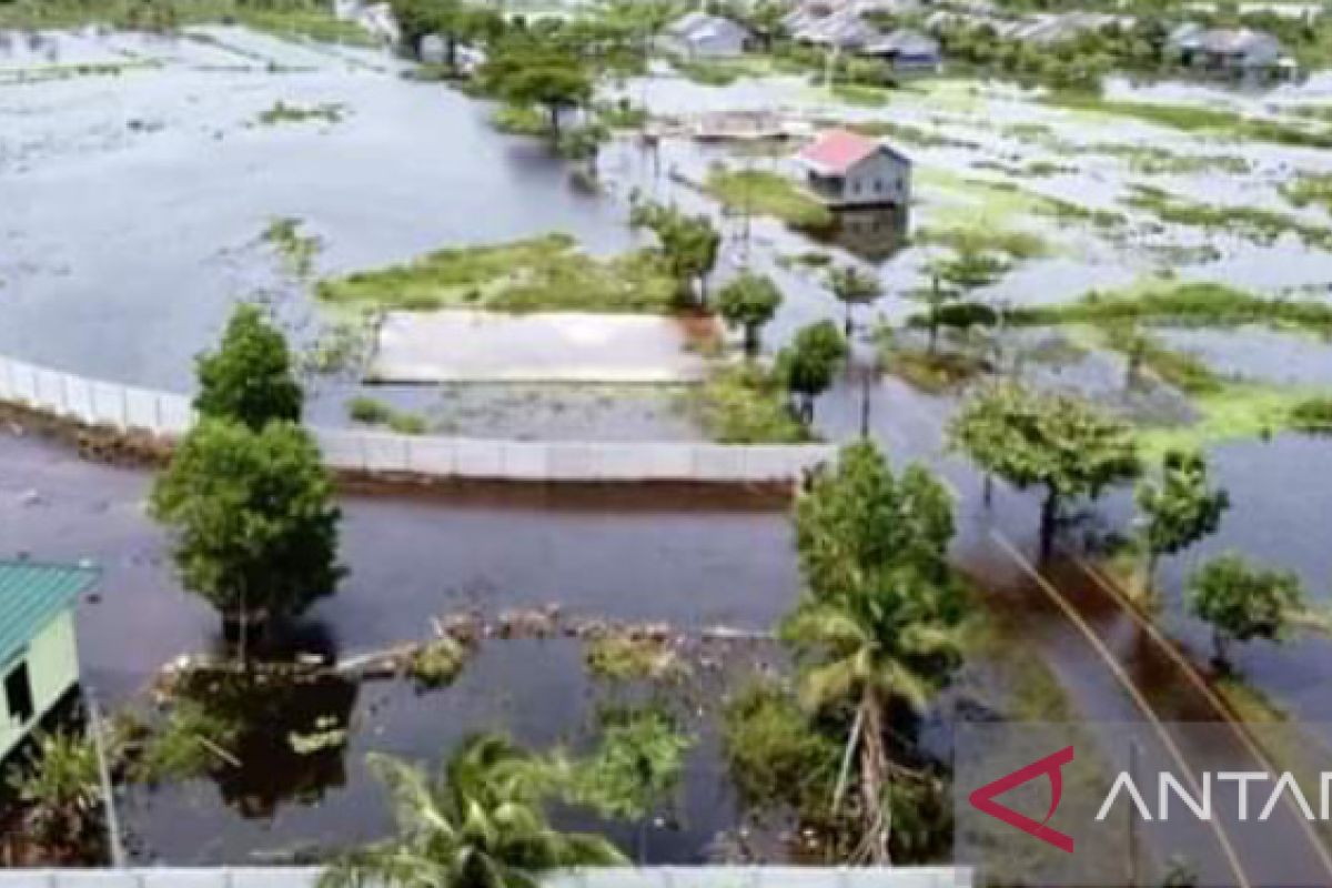 58 titik wilayah Kota Banjarmasin dilanda banjir rob