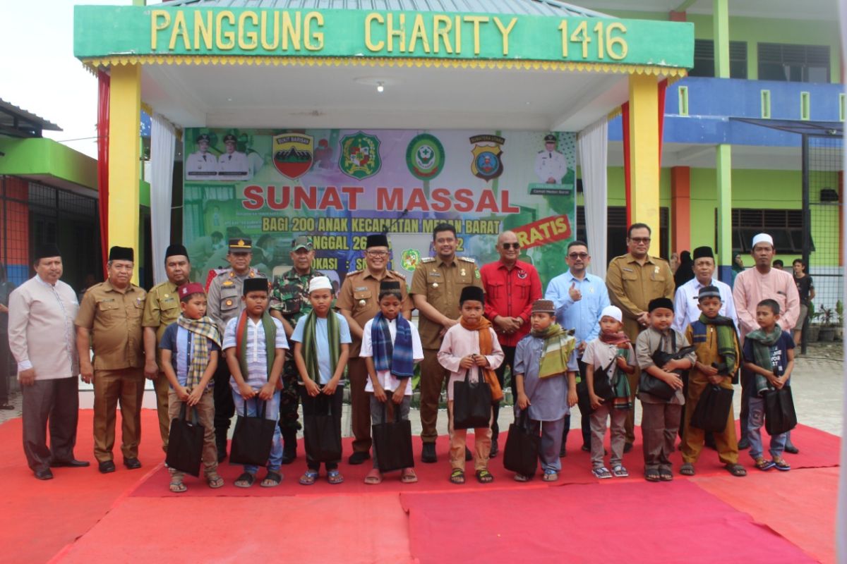 Sunat massal gratis, Bobby Nasution: Medan Barat jadi pilot project