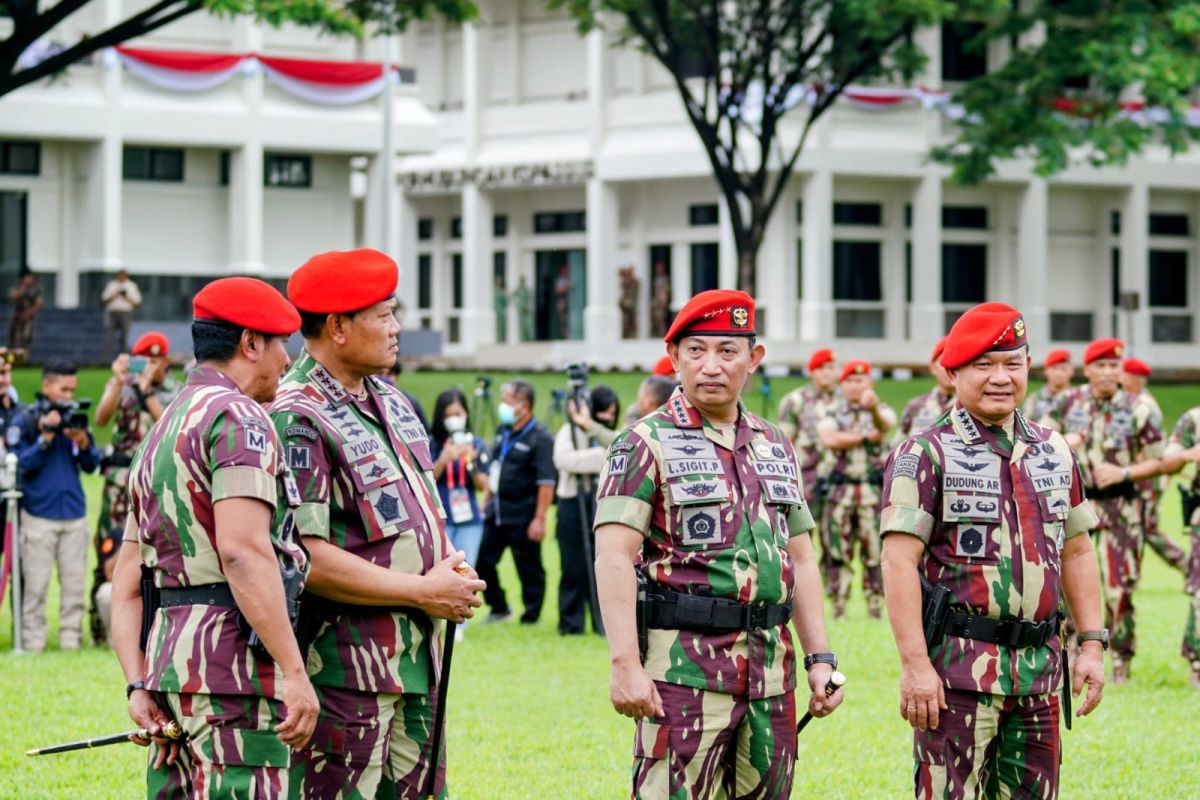 Kapolri: Sinergitas dan soliditas TNI dan Polri jaga NKRI tak diragukan