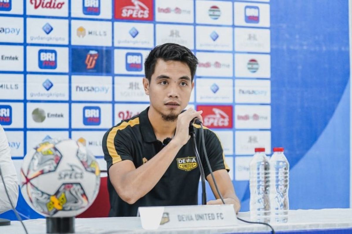 Kapten Dewa United Rangga Muslim ajak pemain bangkit di putaran kedua