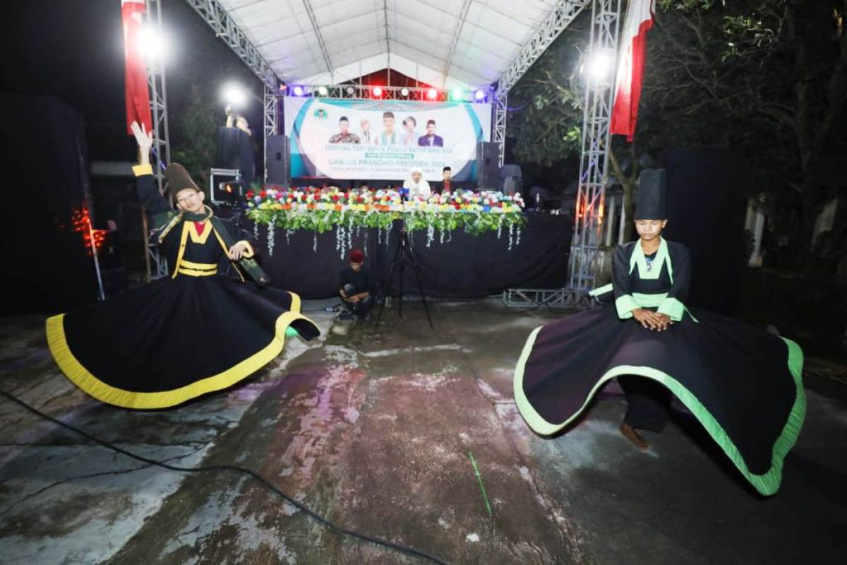 Ajang silaturahim, Kiai Muda Jatim gelar Festival Tari Sufi di Kediri