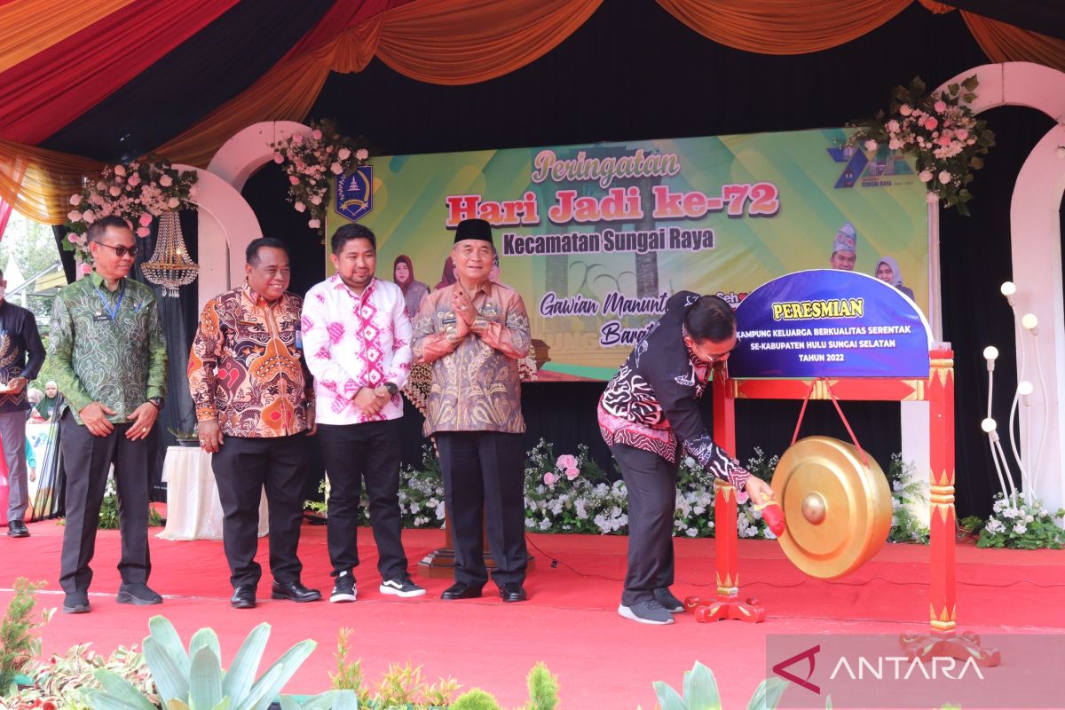 Hari Jadi Sungai Raya Dirangkai Peresmian Kampung Keluarga Berkualitas