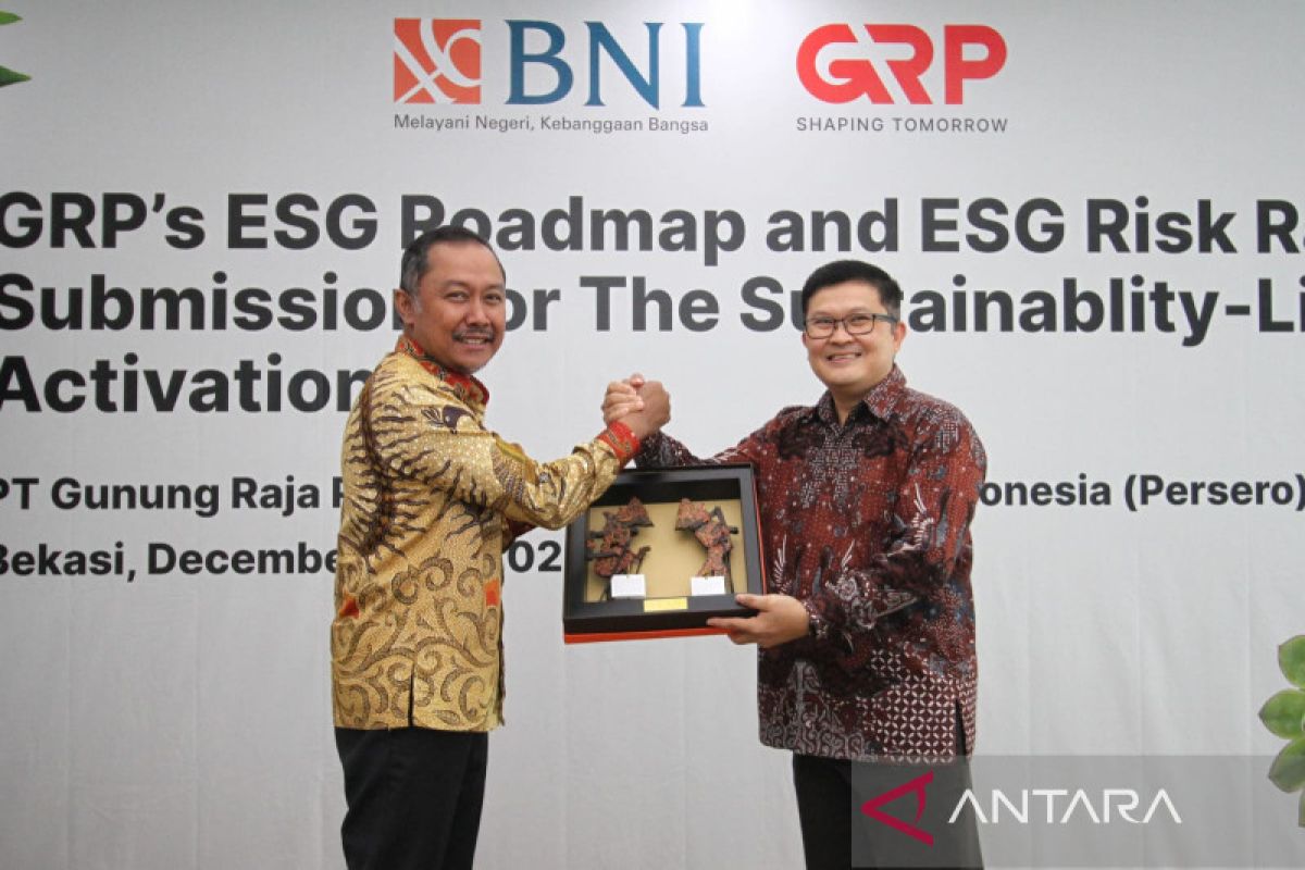 GRP-BNI kerja sama "sustainability linked loan" 32 juta dolar AS