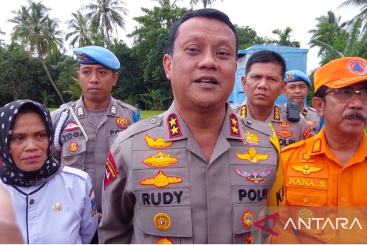 Kapolda Banten susuri Anyer - Cinangka cek jalur evakuasi antisipasi terjadinya bencana