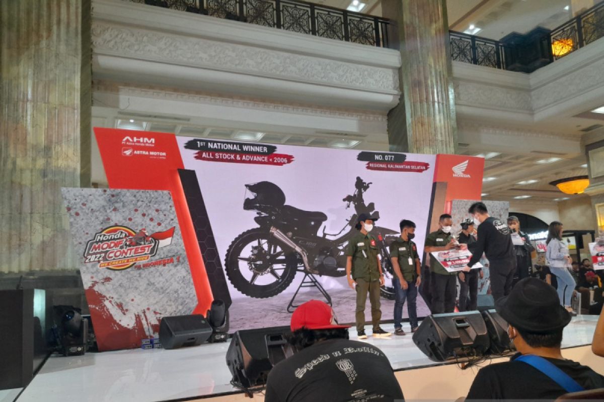 Modifikator Kalsel juara Honda Modif Contest 2022 di Yogyakarta