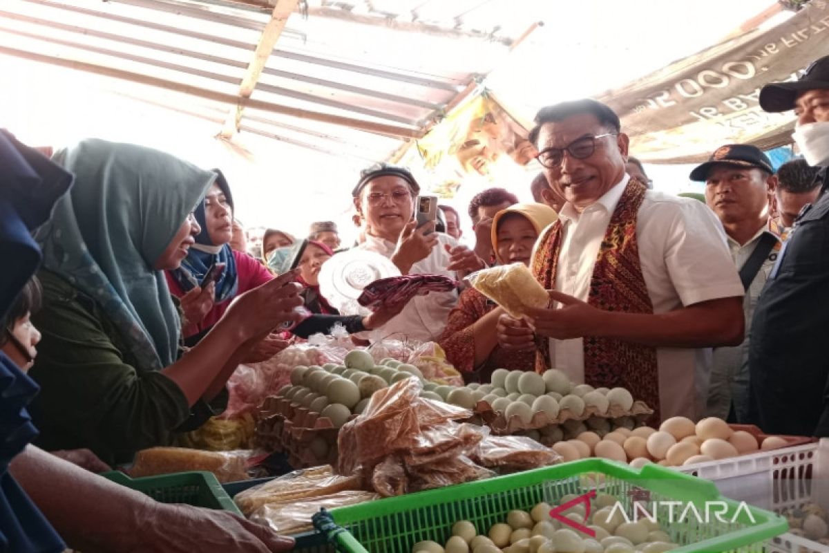 Moeldoko tampung aspirasi pedagang Pasar Banjarsari Pekalongan
