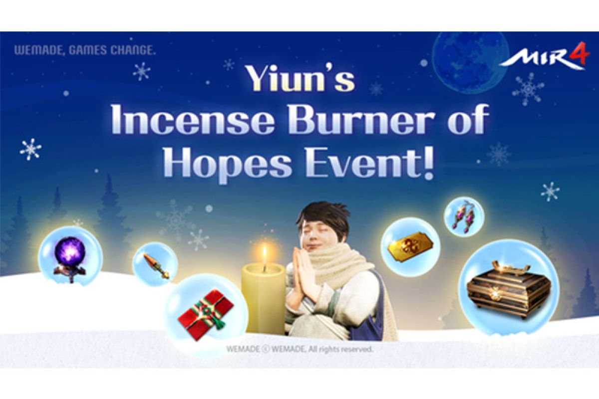 Wemade Holds MIR4 Yiun’s Incense Burner of Hopes Event for the New Year