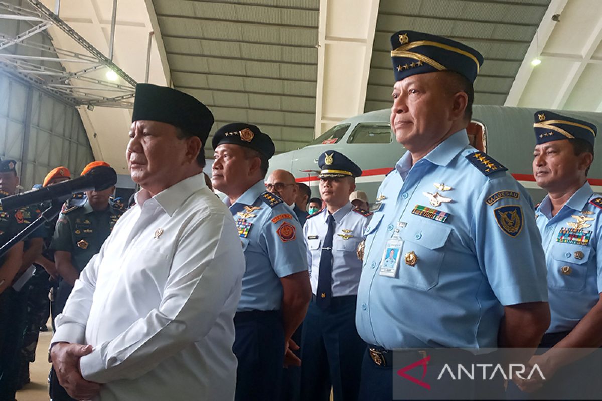 Prabowo: Pesawat Falcon 7X dan 8X percepat gerak pimpinan TNI