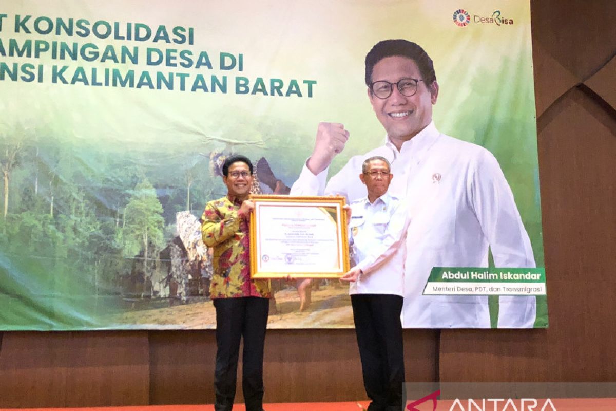 Menteri PDTT apresiasi Kalimantan Barat miliki Desa Mandiri terbanyak