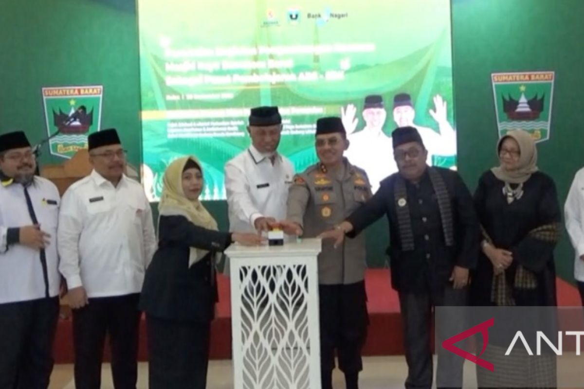 Pemprov Sumbar jadikan Masjid Raya Sumbar pusat pembelajaran budaya Minangkabau