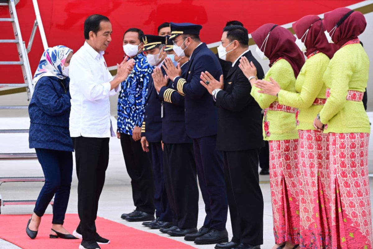 Jokowi kembali ke Jakarta usai kunjungan kerja ke NTB