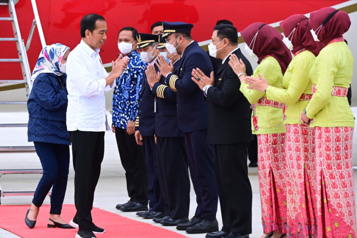 Jokowi kembali ke Jakarta usai kunjungan kerja ke NTB - ANTARA News