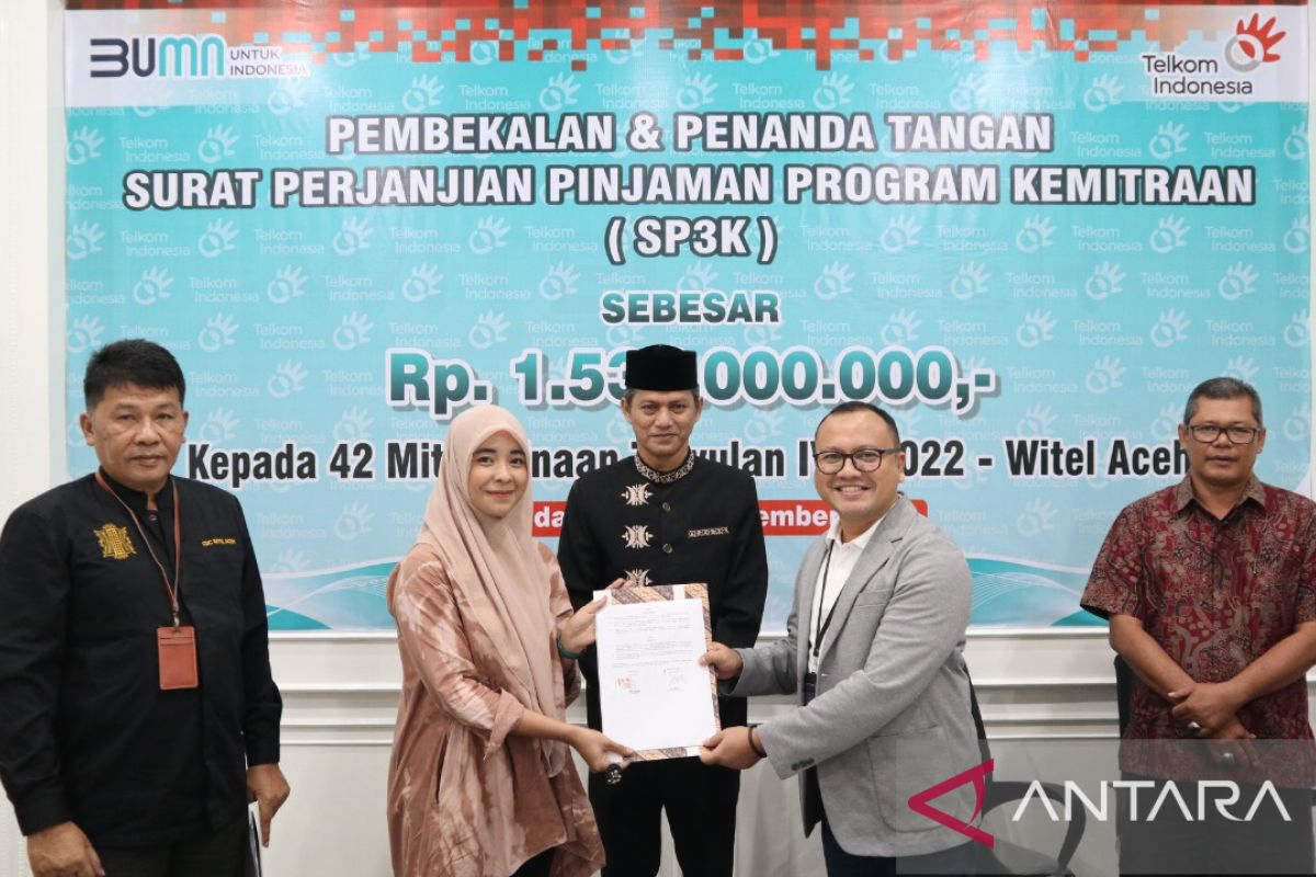 Telkom Witel Aceh kembali salurkan Rp1,5 miliar dana bergulir untuk pelaku UMKM