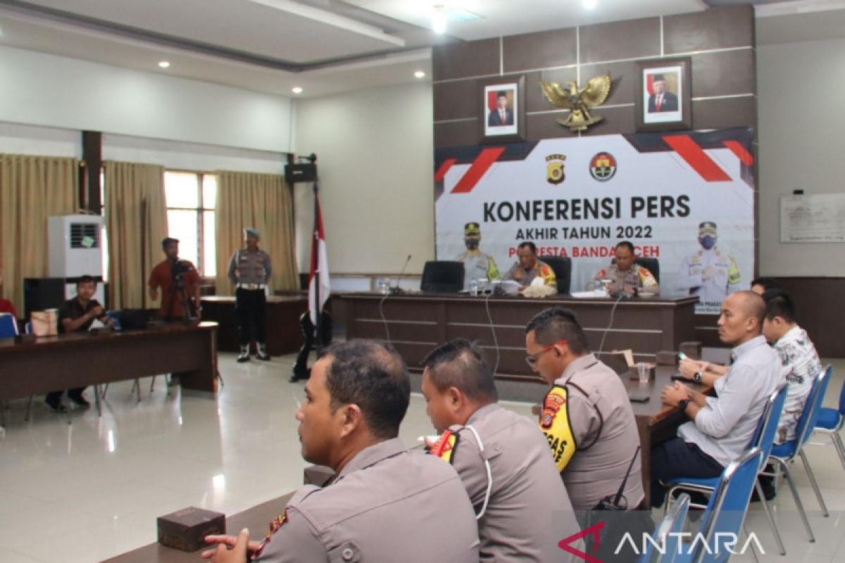 Polresta Banda Aceh ungkap 1.178 kasus kriminal selama 2022