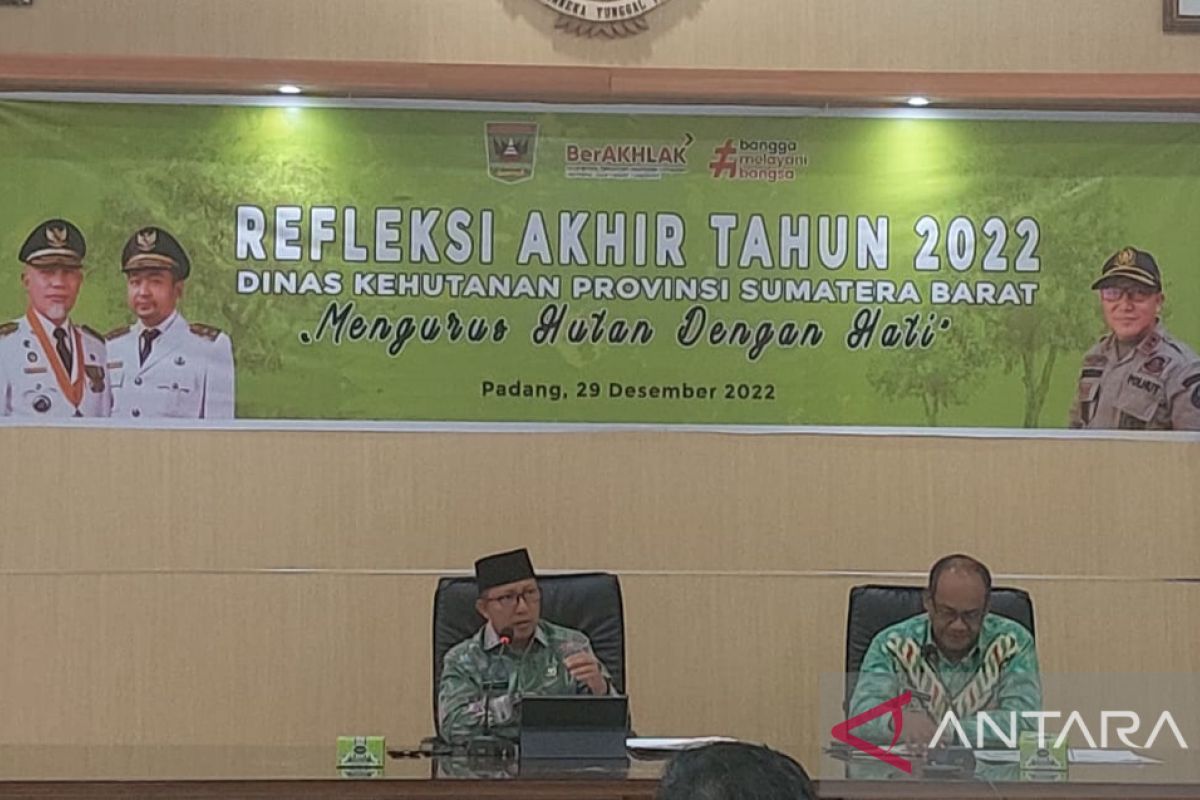 Dinas Kehutanan Sumbar berhasil capai target program dan realisasikan progul 2022