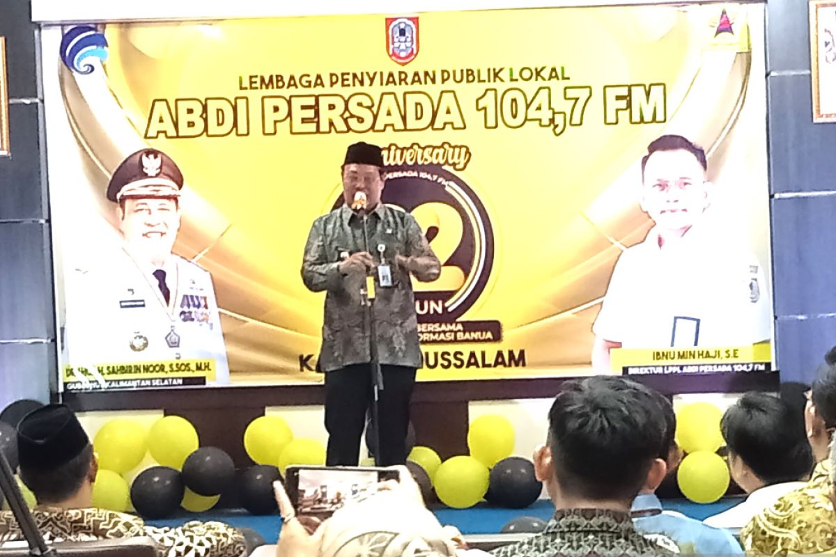 Gubernur Kalsel apresiasi Radio Abdi Persada mengudara lampaui Nusantara