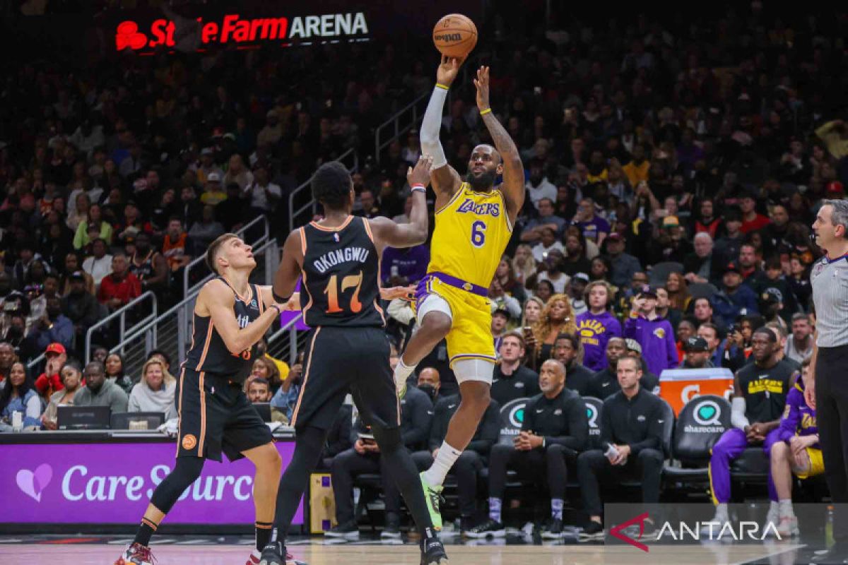 Ringkasan NBA: James gagal bawa Lakers menang di momen bersejarahnya