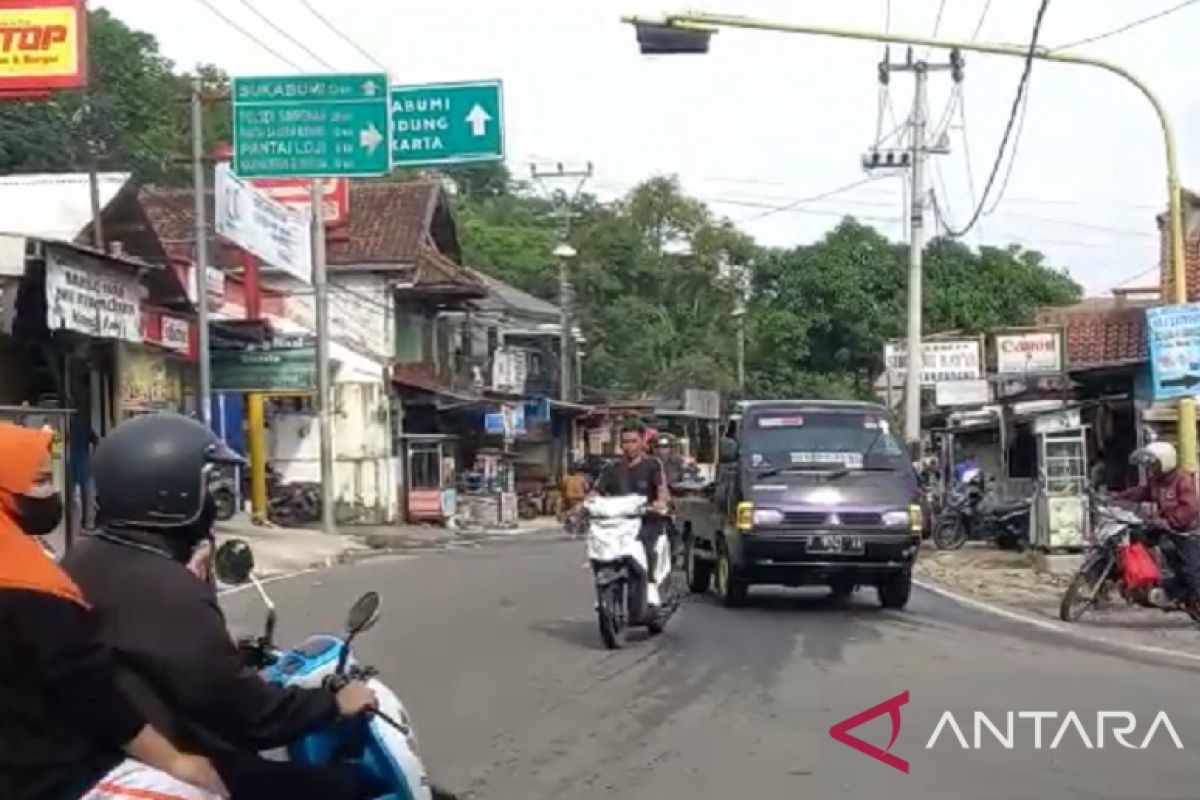 Polisi: Belum ada lonjakan volume kendaraan wisatawan ke pantai di Sukabumi