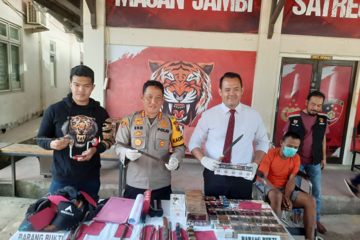 Polisi Jambi ringkus spesialis pembobol minimarket