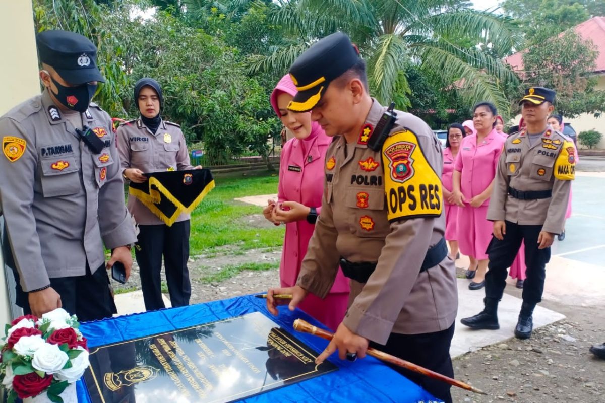 Kapolres Langkat resmikan GSG 