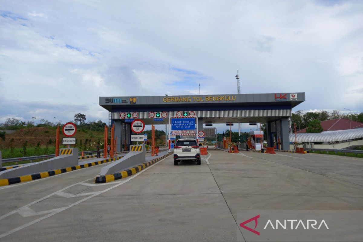 Ribuan kendaraan manfaatkan tol Bengkulu-Taba Penanjung