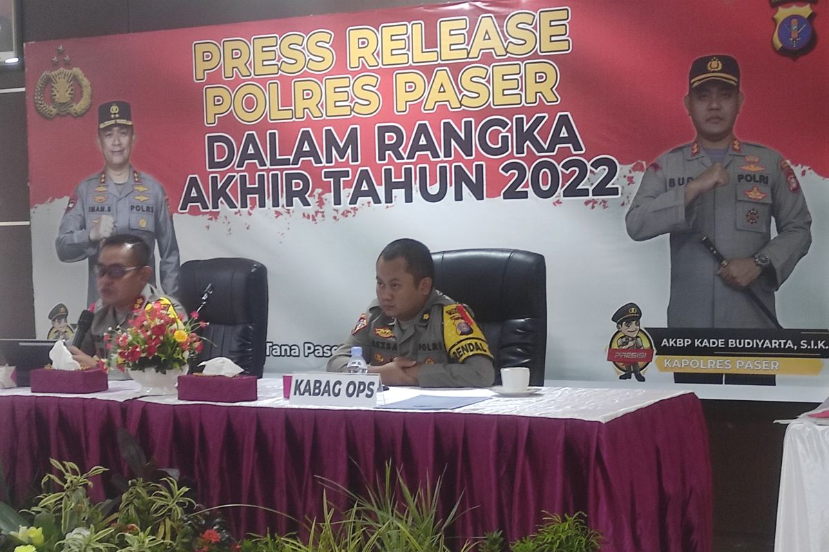 Perkara pidana di Paser naik 60 kasus pada 2022