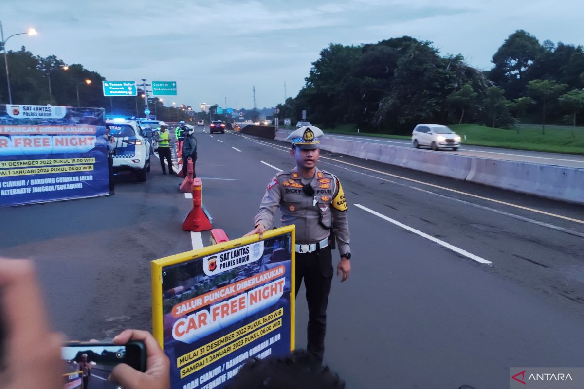 Jalur Puncak Bogor via Exit Tol Gadog ditutup