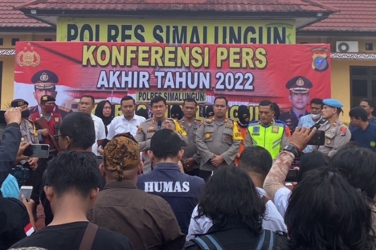 Kapolres Simalungun paparkan capaian kinerja tahun 2022