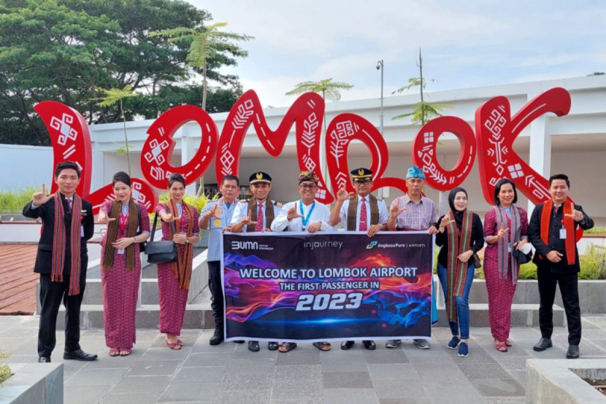 Jumlah penumpang di Bandara Lombok mencapai 1,9 juta di 2022