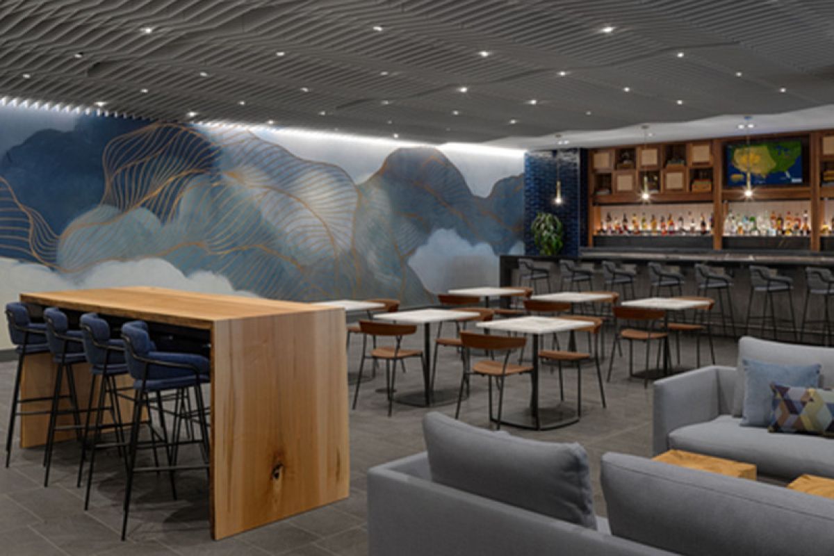 American Express Buka Centurion Lounge 16.000 Kaki Persegi di San Francisco International Airport
