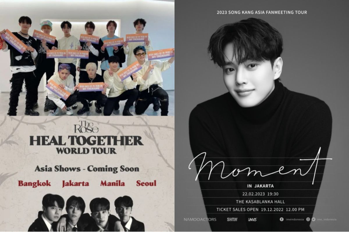 Idola K-pop hingga aktor Korea yang siap sambangi Indonesia di 2023