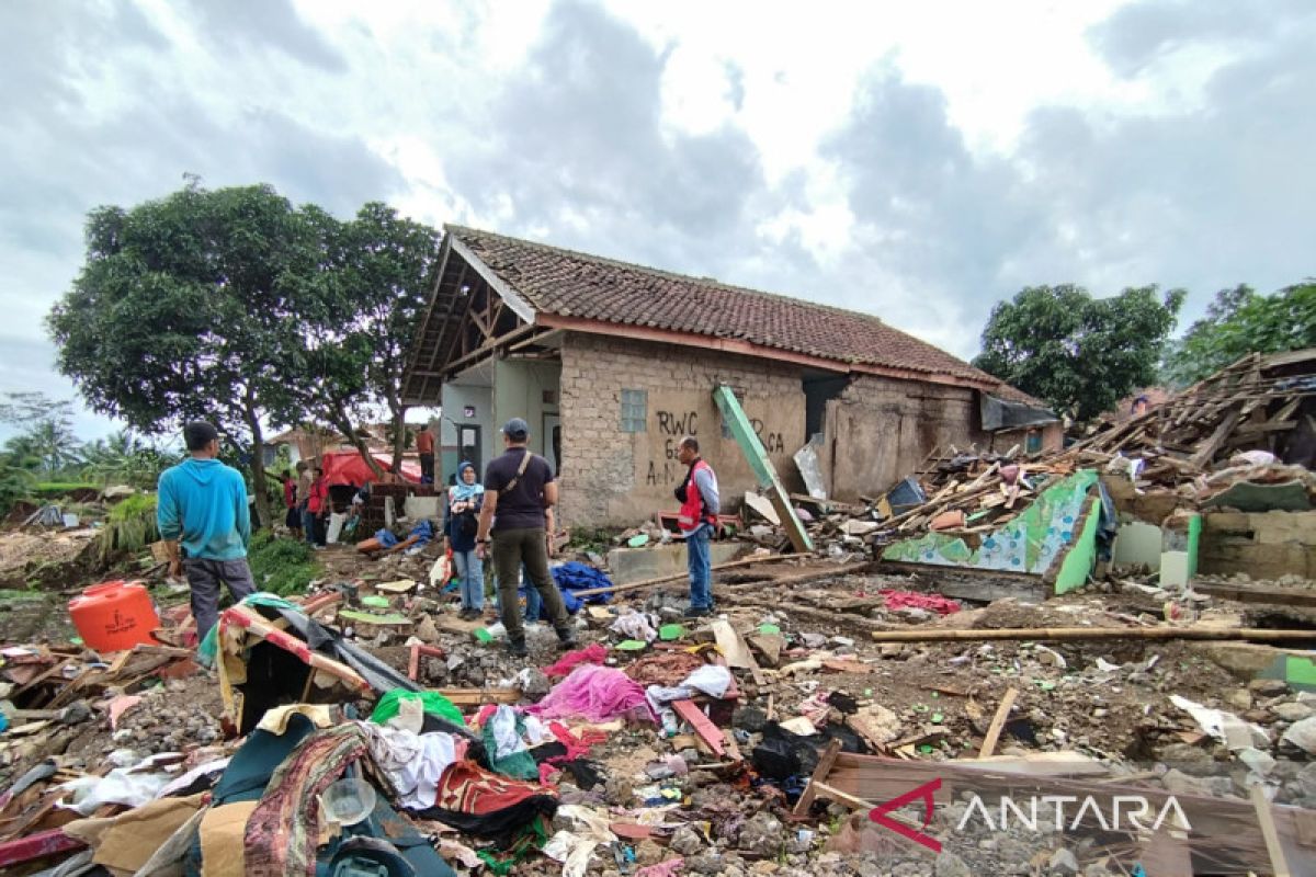 BMKG mencatat selama dua hari empat gempa susulan terjadi di Cianjur