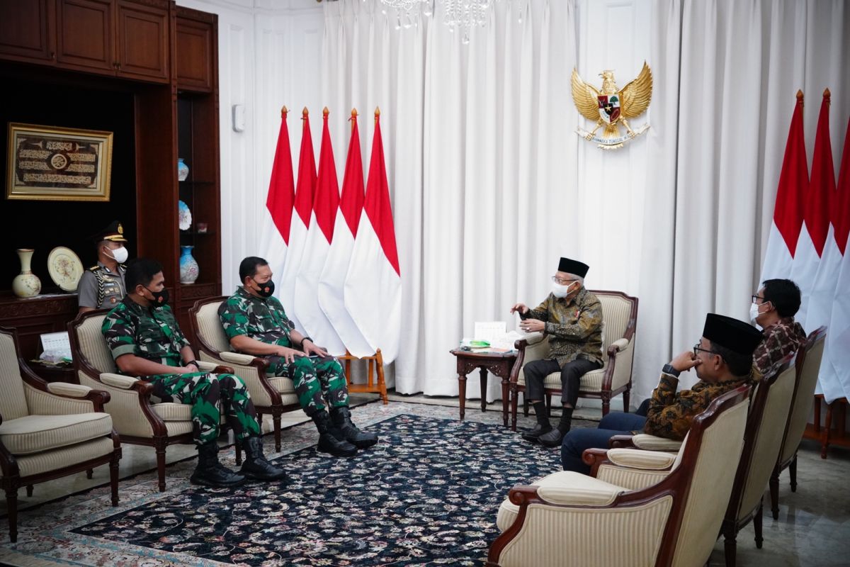 Wapres tekankan kepada Panglima TNI soal pengamanan Papua