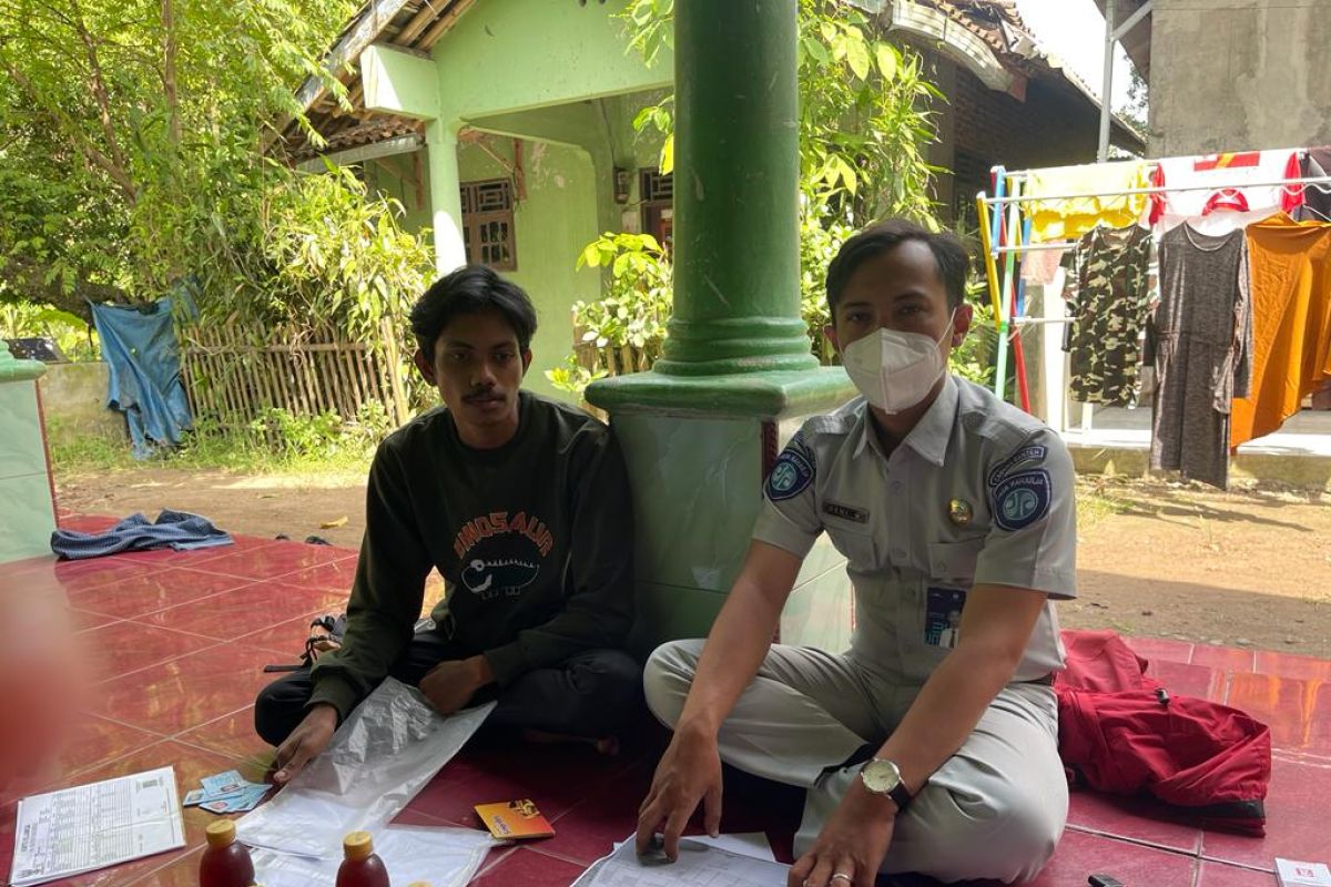 Jasa Raharja Banten serahkan santunan meninggal dunia korban kecelakaan pejalan kaki di Gambir Jakarta Pusat