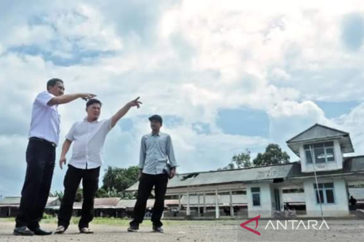 Pemkab Bangka Barat cek fisik bangunan Pasar Kelapa