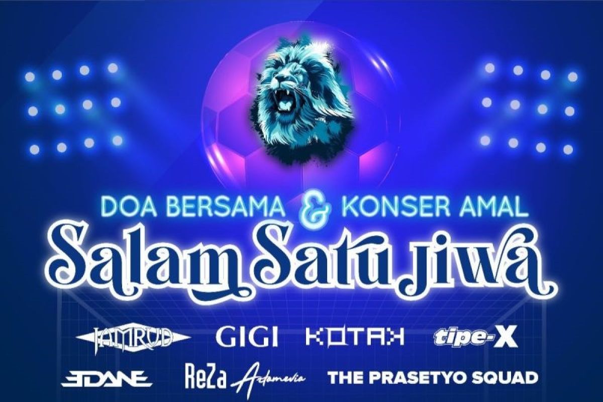 Konser amal "Salam Satu Jiwa" akan digelar di Gladiator Arena Bekasi