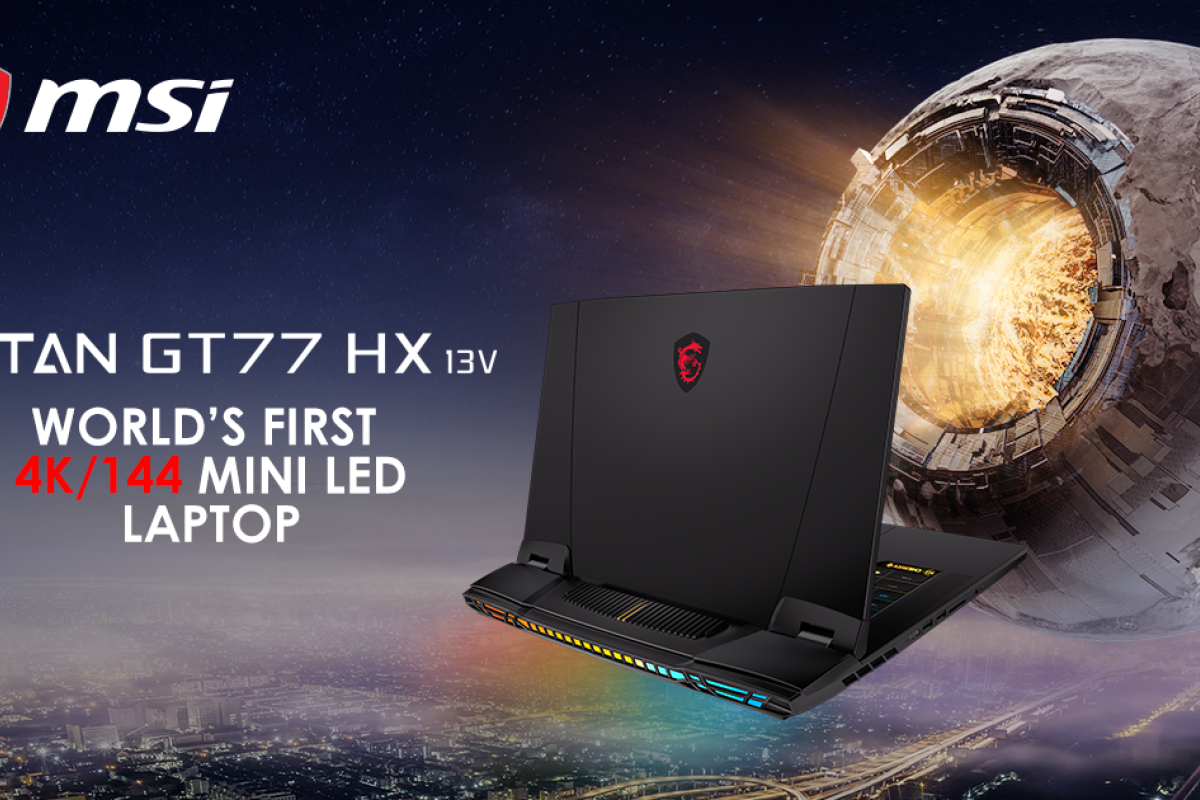 MSI Titan GT77 hadir dengan layar Mini LED 4K/144Hz