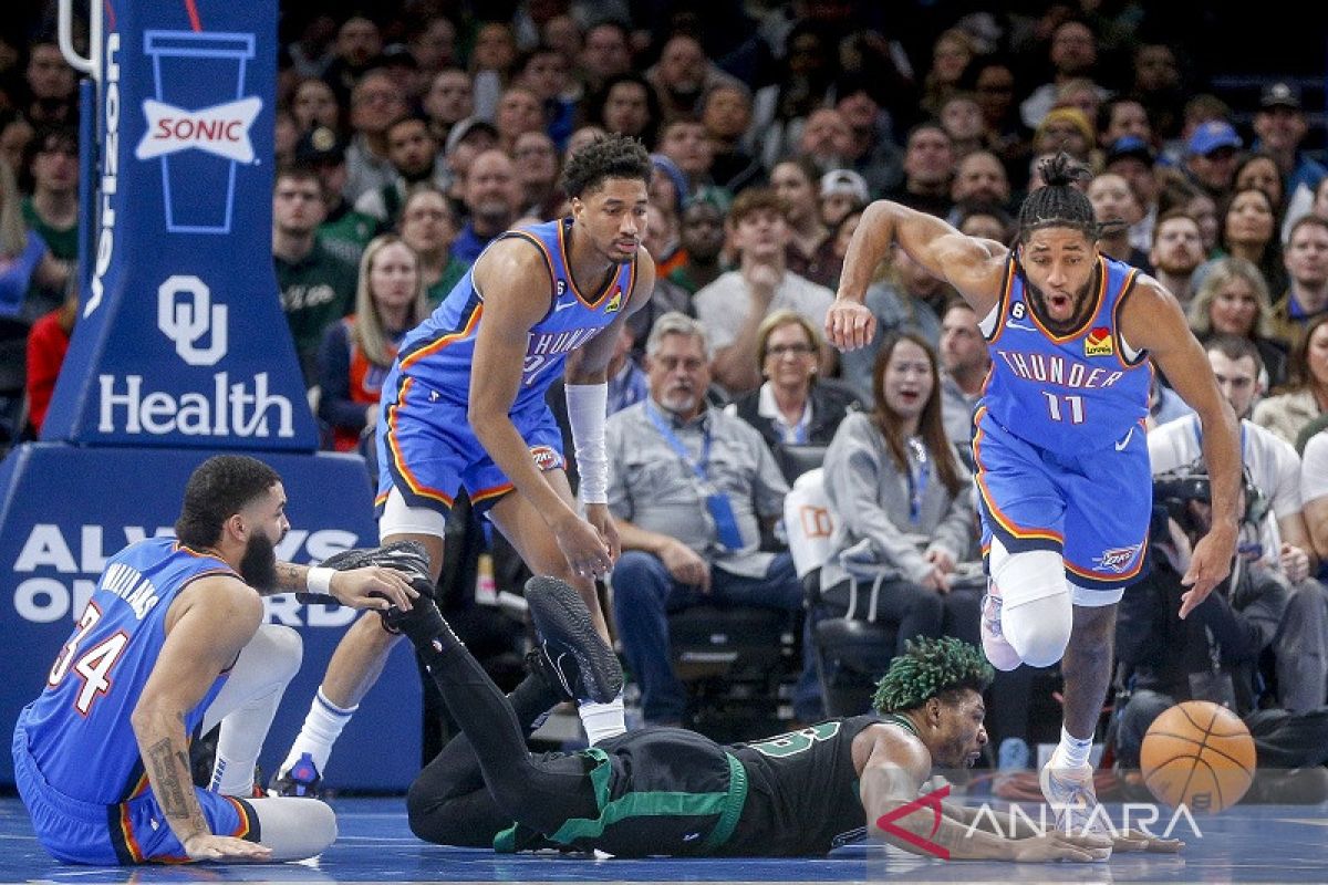 Thunder pecundangi Celtics 150-117