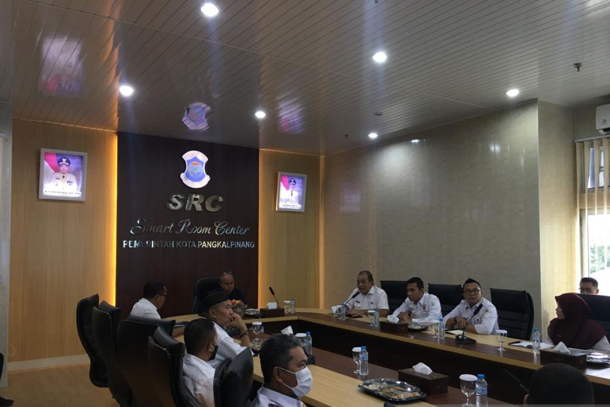 Wali Kota Pangkalpinang pimpin rapat finalisasi kegiatan peresmian Amenitas Pasir Padi