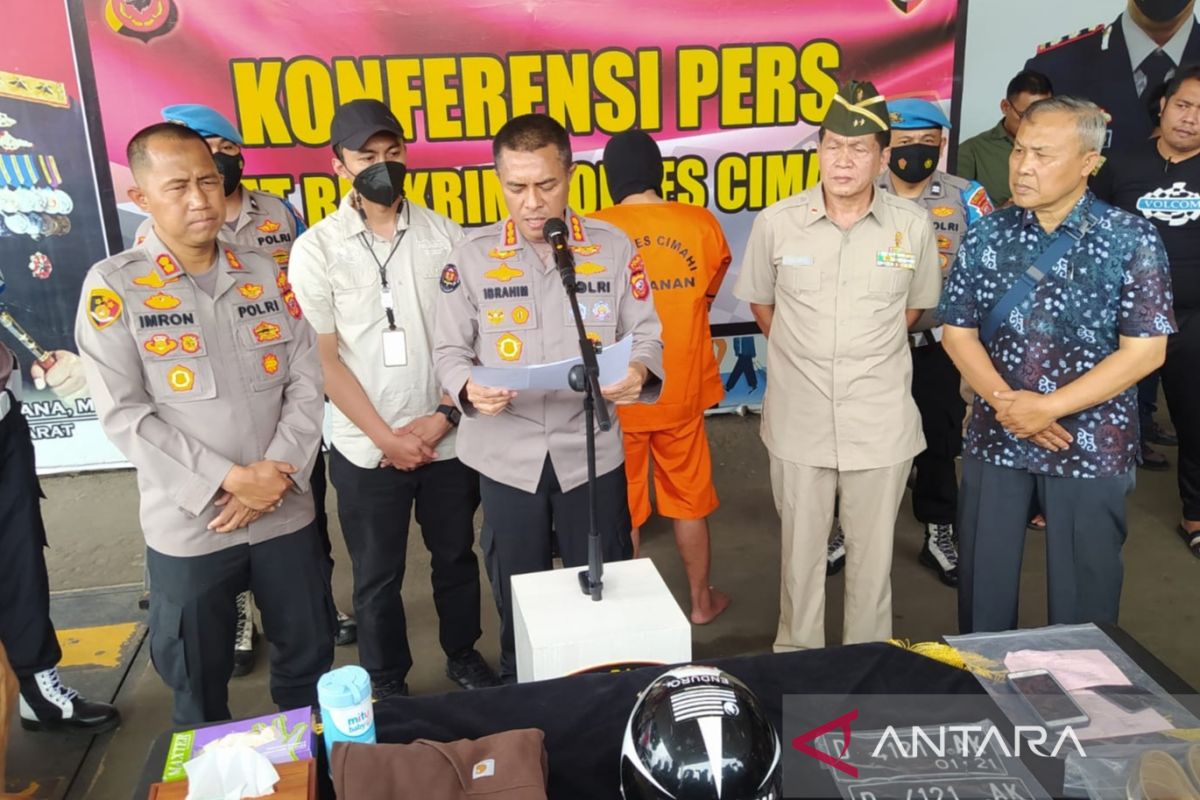 Polres Cimahi menangkap penusuk kolonel purnawirawan Ketum FPPI