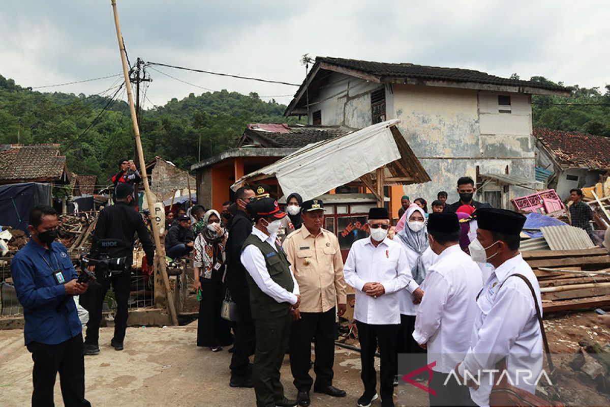 Wapres: Bantuan logistik untuk korban gempa Cianjur masih cukup